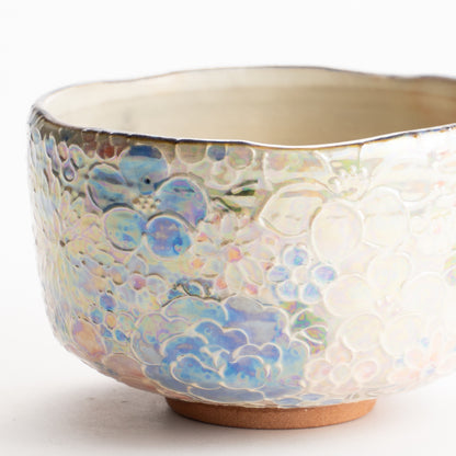 抹茶碗　ラスター彩"花詰"　俊山窯 KOTOPOTTER