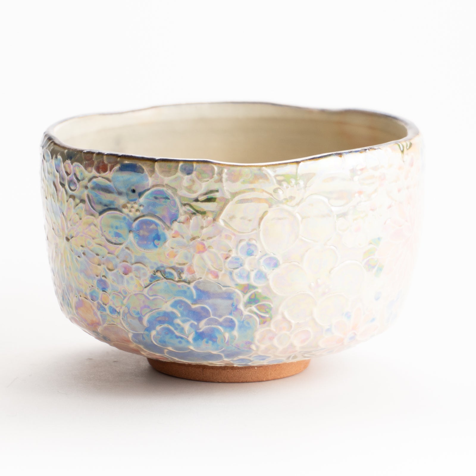 抹茶碗　ラスター彩"花詰"　俊山窯 KOTOPOTTER