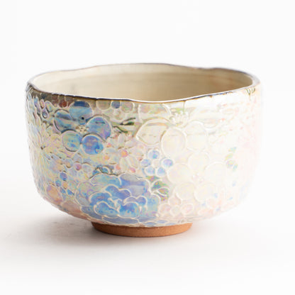 抹茶碗　ラスター彩"花詰"　俊山窯 KOTOPOTTER