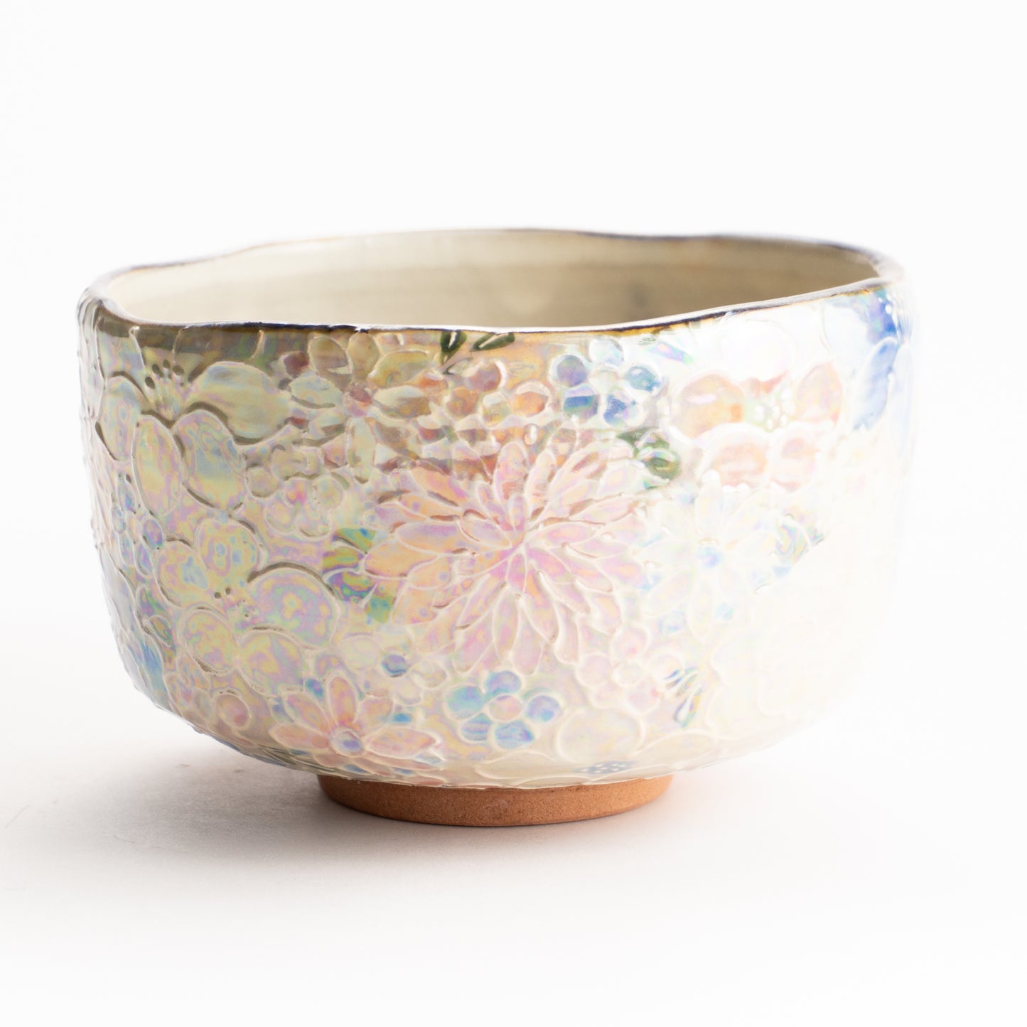 抹茶碗　ラスター彩"花詰"　俊山窯 KOTOPOTTER