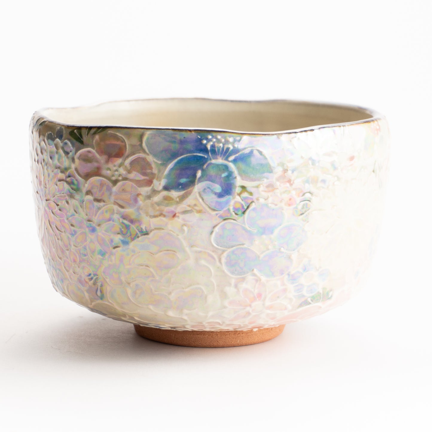 抹茶碗　ラスター彩"花詰"　俊山窯 KOTOPOTTER