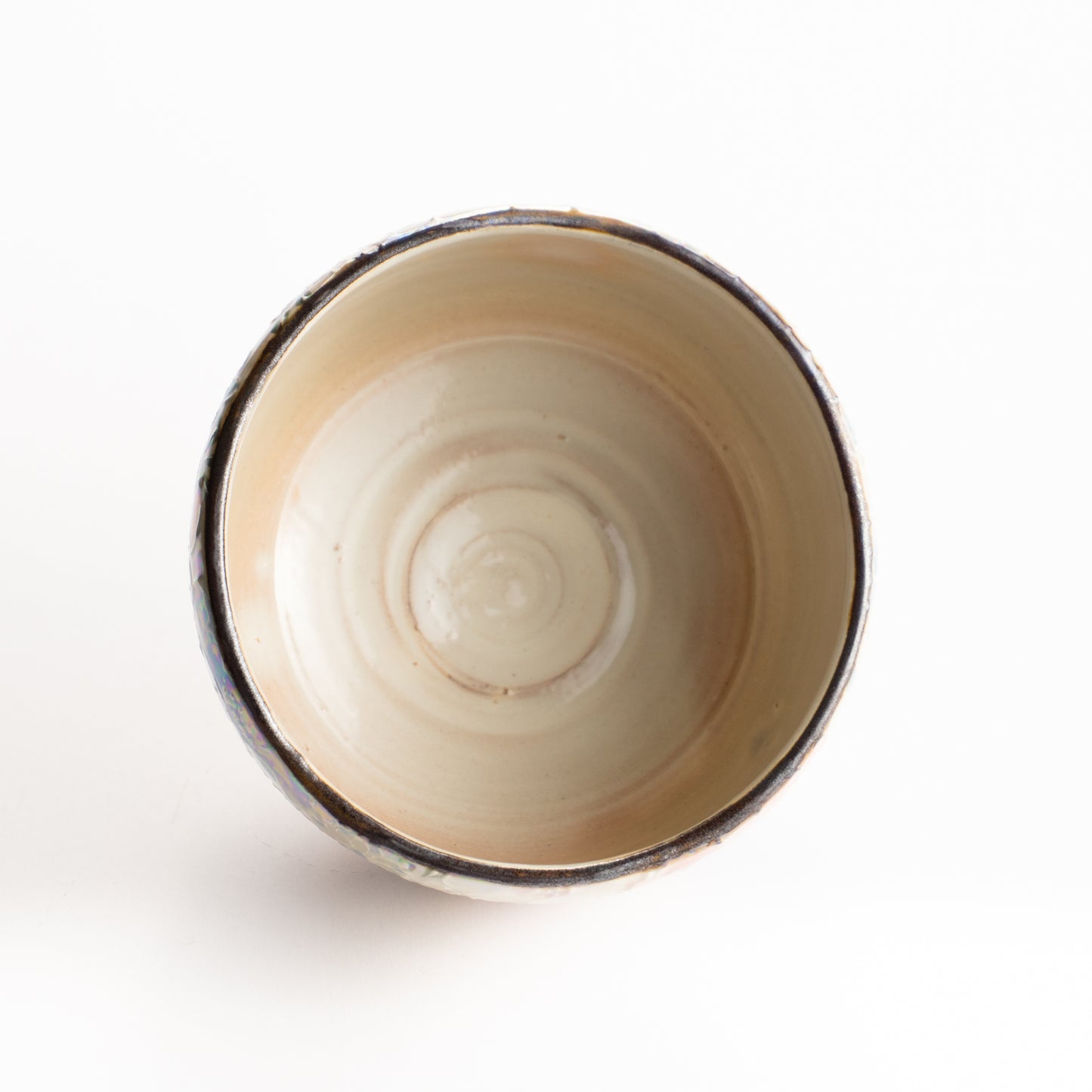 抹茶碗　ラスター彩"花詰"　俊山窯 KOTOPOTTER