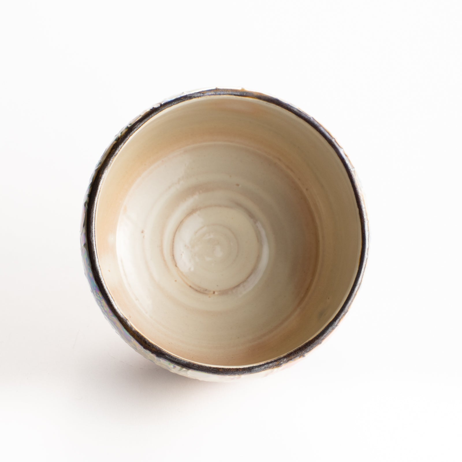 抹茶碗　ラスター彩"花詰"　俊山窯 KOTOPOTTER