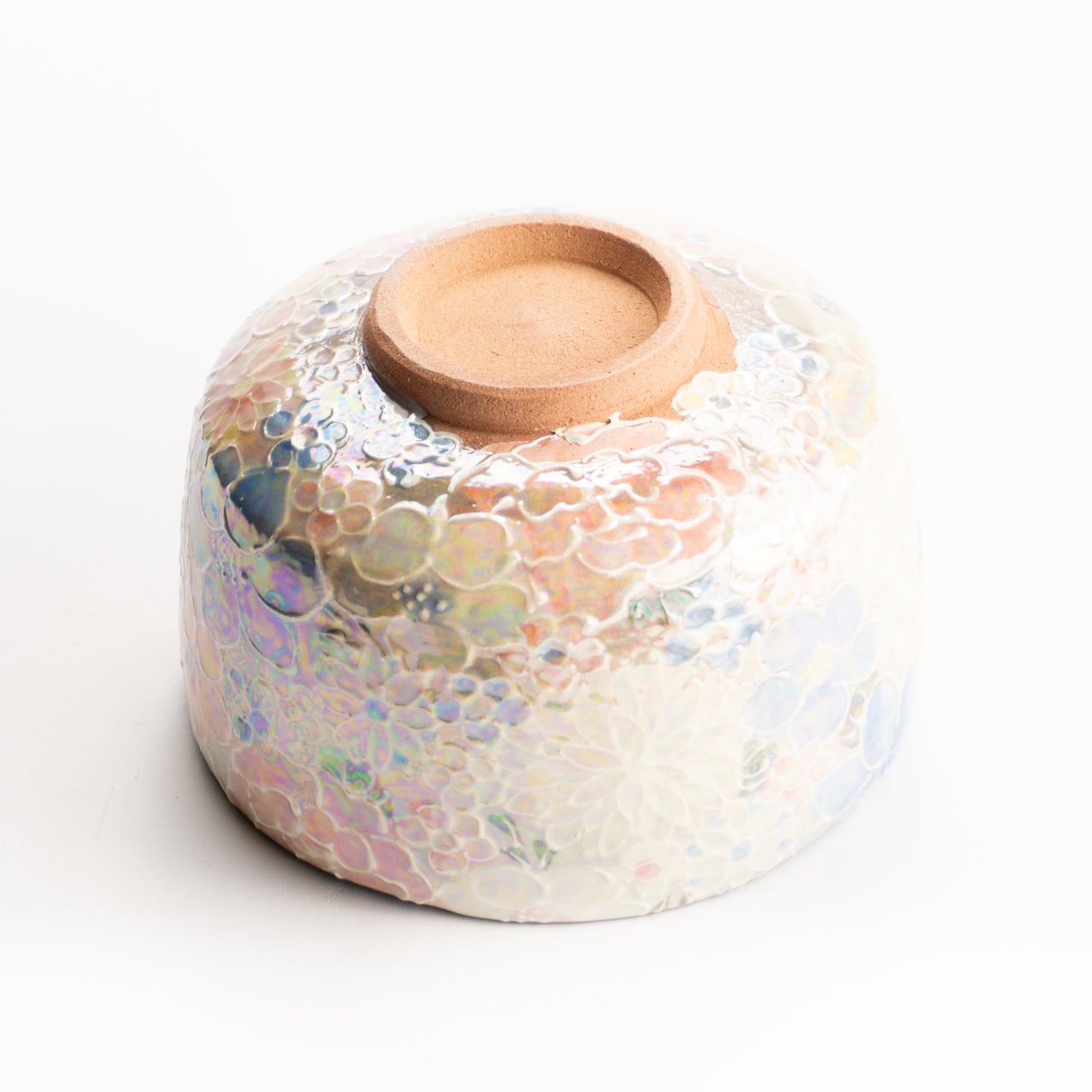 抹茶碗　ラスター彩"花詰"　俊山窯 KOTOPOTTER