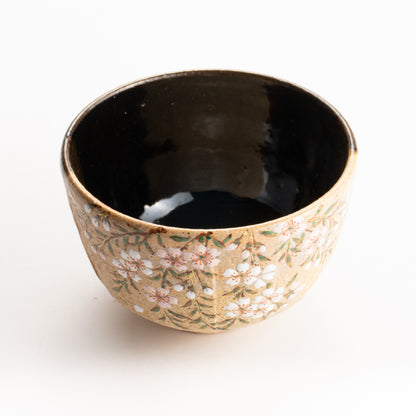 抹茶碗　掛分枝垂れ桜　良二 KOTOPOTTER