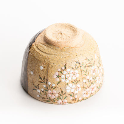 抹茶碗　掛分枝垂れ桜　良二 KOTOPOTTER