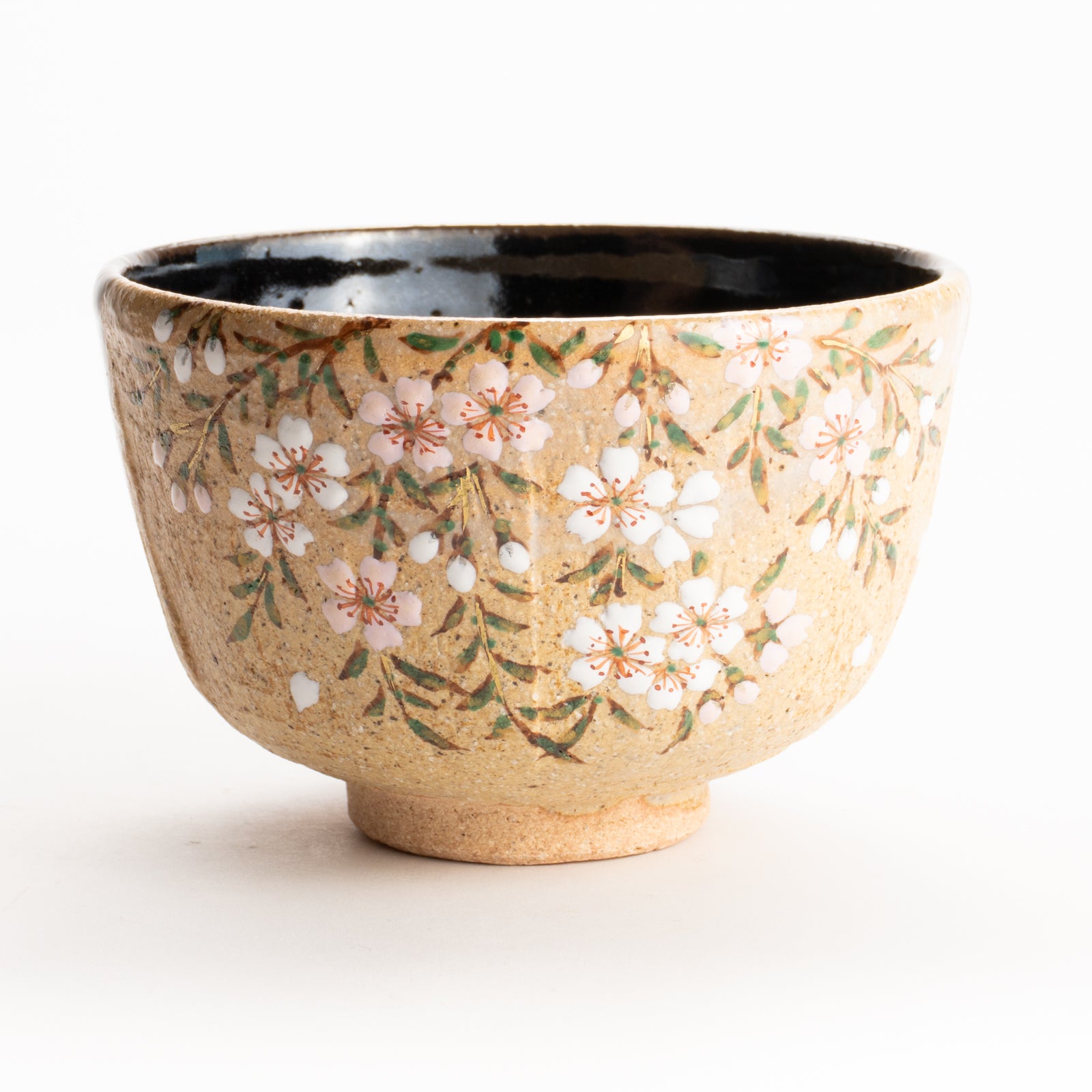 抹茶碗　掛分枝垂れ桜　良二 KOTOPOTTER