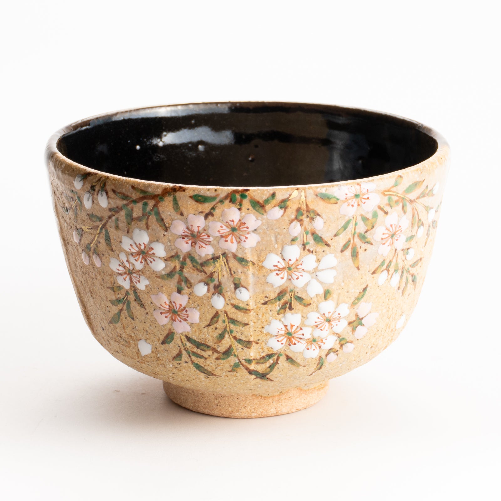 抹茶碗　掛分枝垂れ桜　良二 KOTOPOTTER