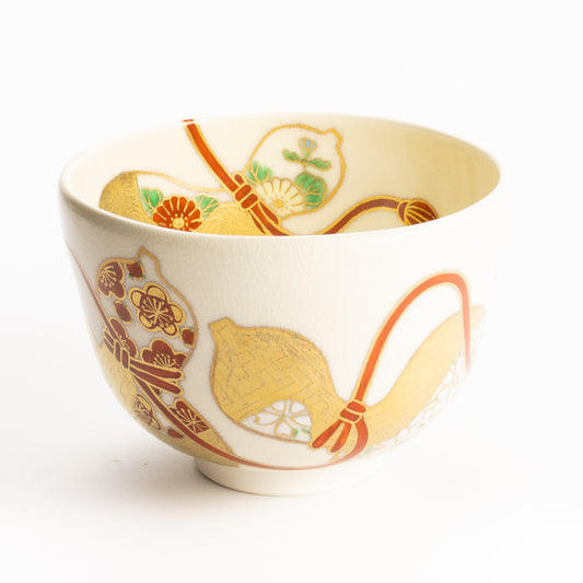 抹茶碗　仁清写 六瓢　陶楽 KOTOPOTTER