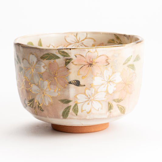 抹茶碗　桜之図　俊山窯 KOTOPOTTER