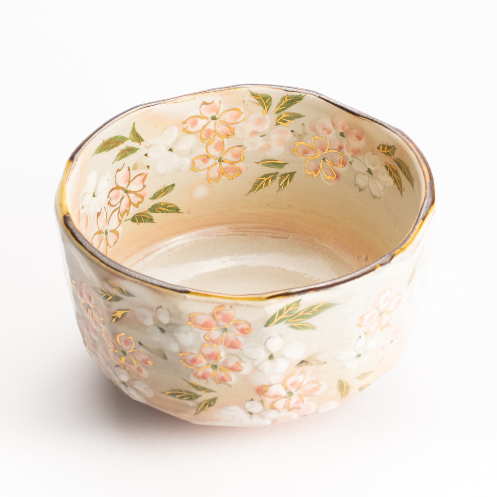 京都清水烧抹茶碗满开樱花｜俊山窑｜KOTOPOTTER