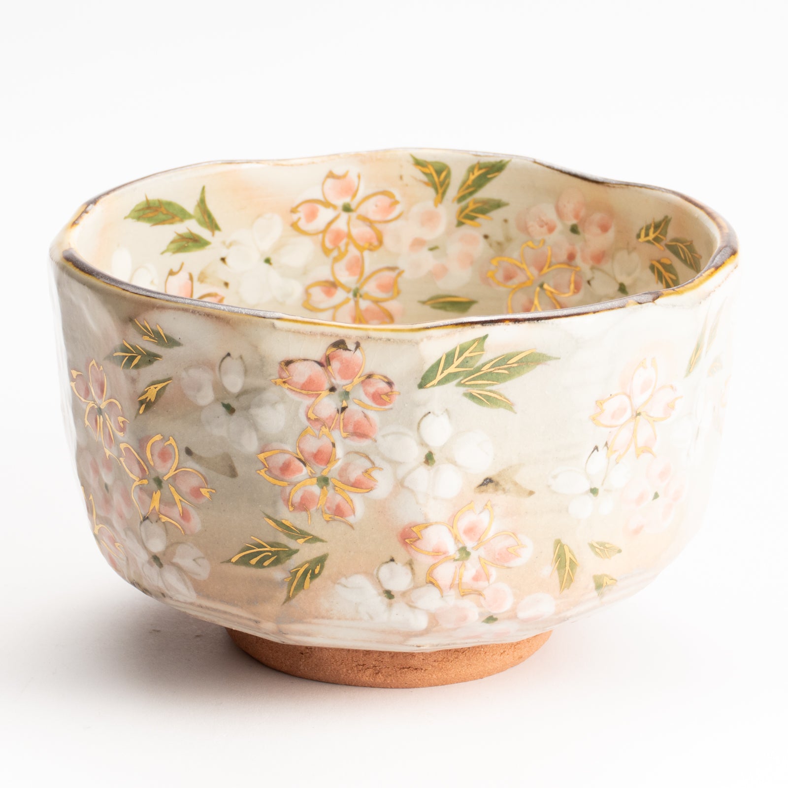 京都清水烧抹茶碗满开樱花｜俊山窑｜KOTOPOTTER
