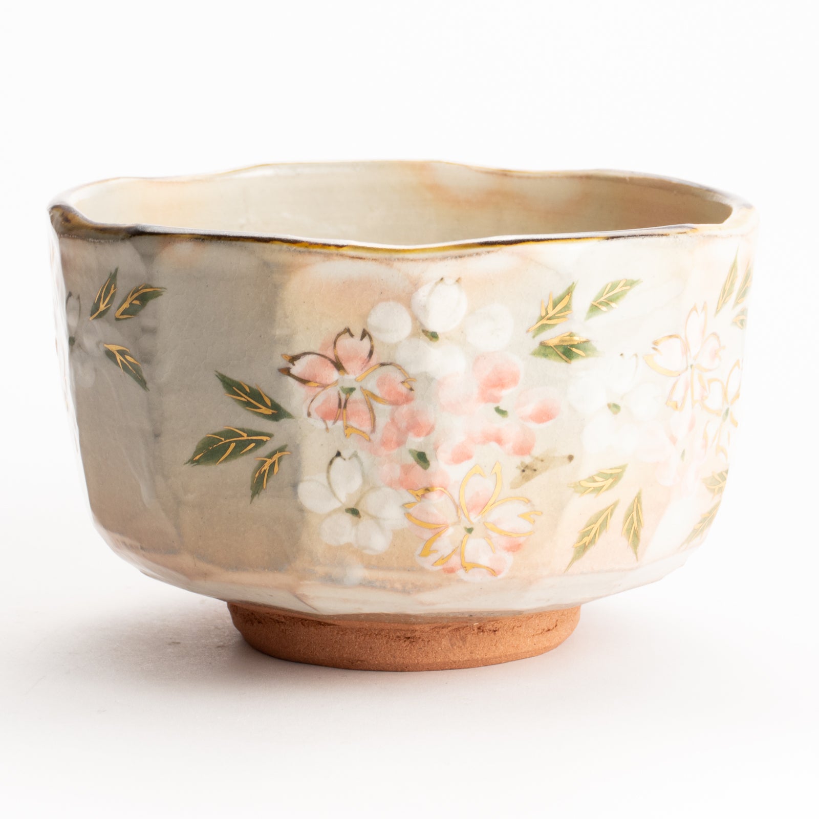 京都清水烧抹茶碗满开樱花｜俊山窑｜KOTOPOTTER