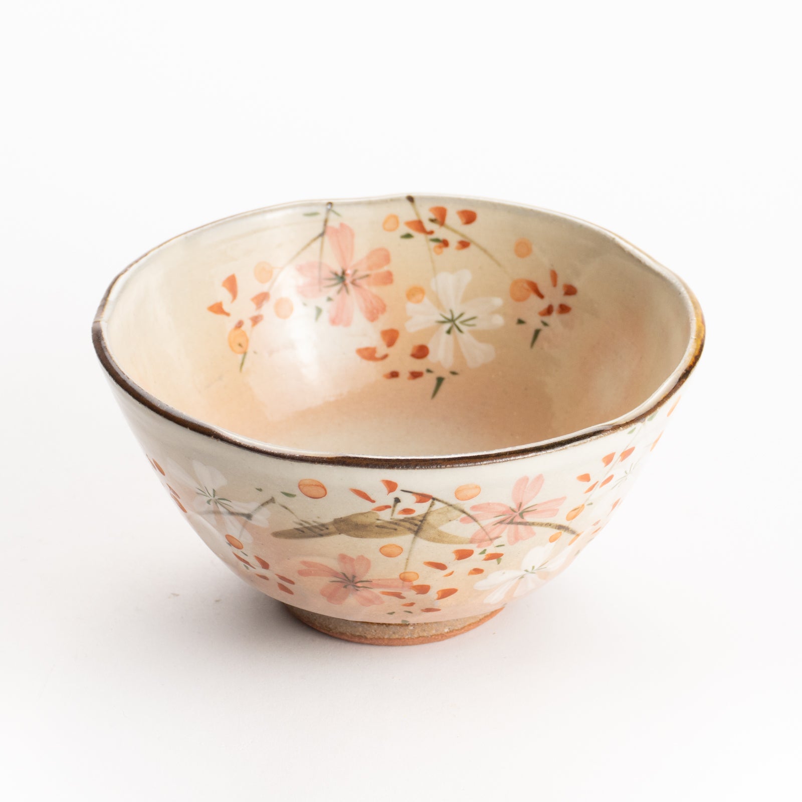 【清水焼】茶碗　桜絵　俊山窯 KOTOPOTTER