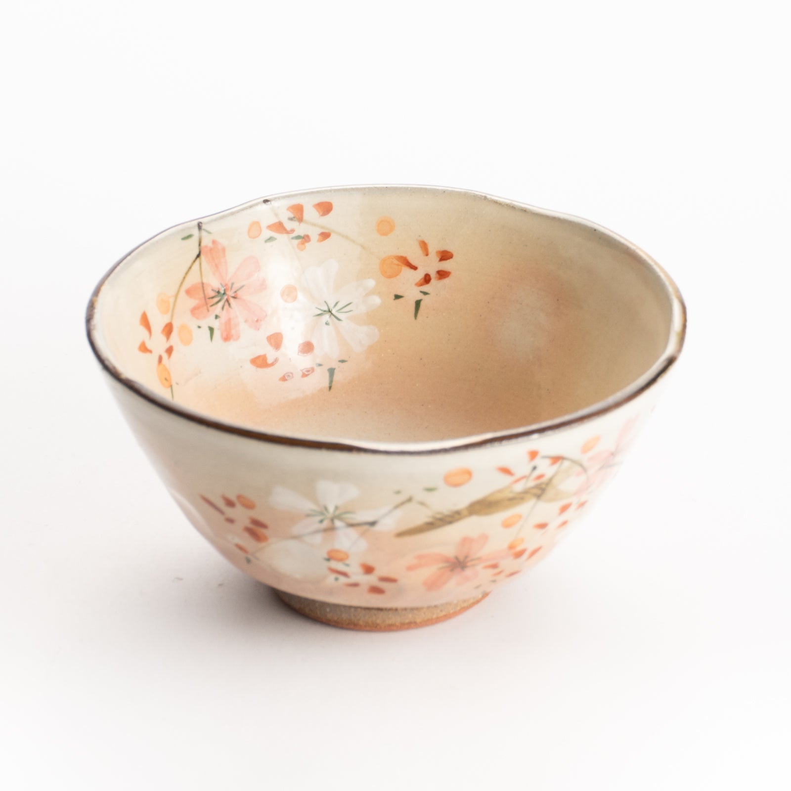 【清水焼】茶碗　桜絵　俊山窯 KOTOPOTTER
