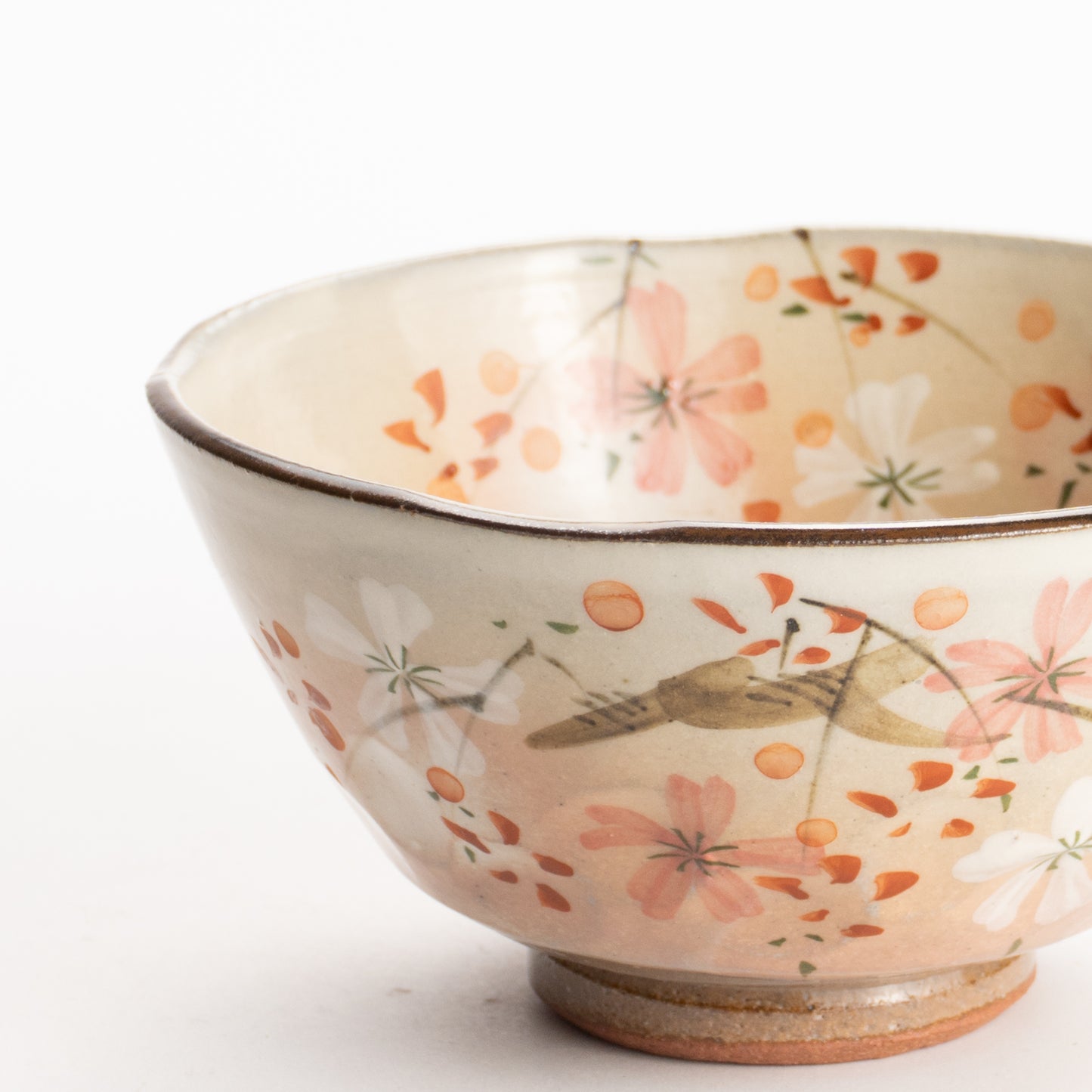 【清水焼】茶碗　桜絵　俊山窯 KOTOPOTTER