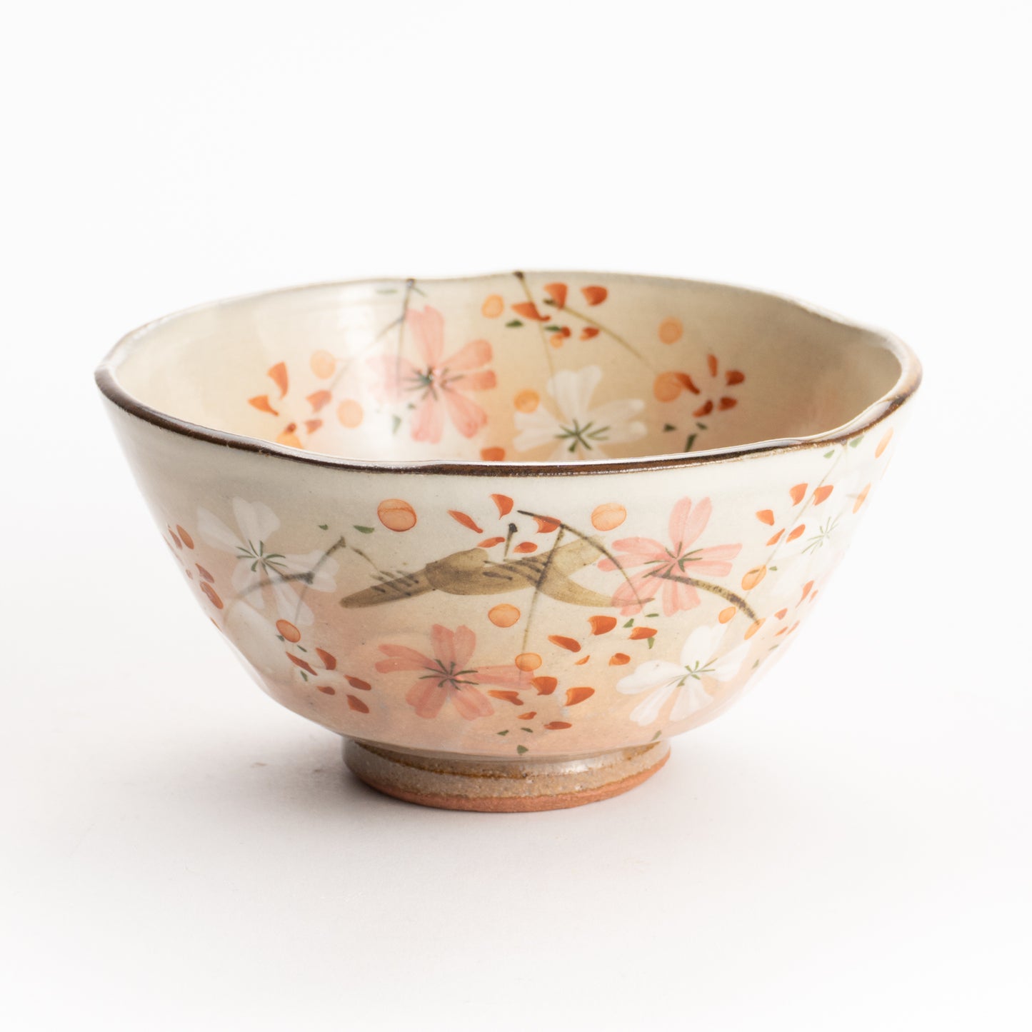 【清水焼】茶碗　桜絵　俊山窯 KOTOPOTTER