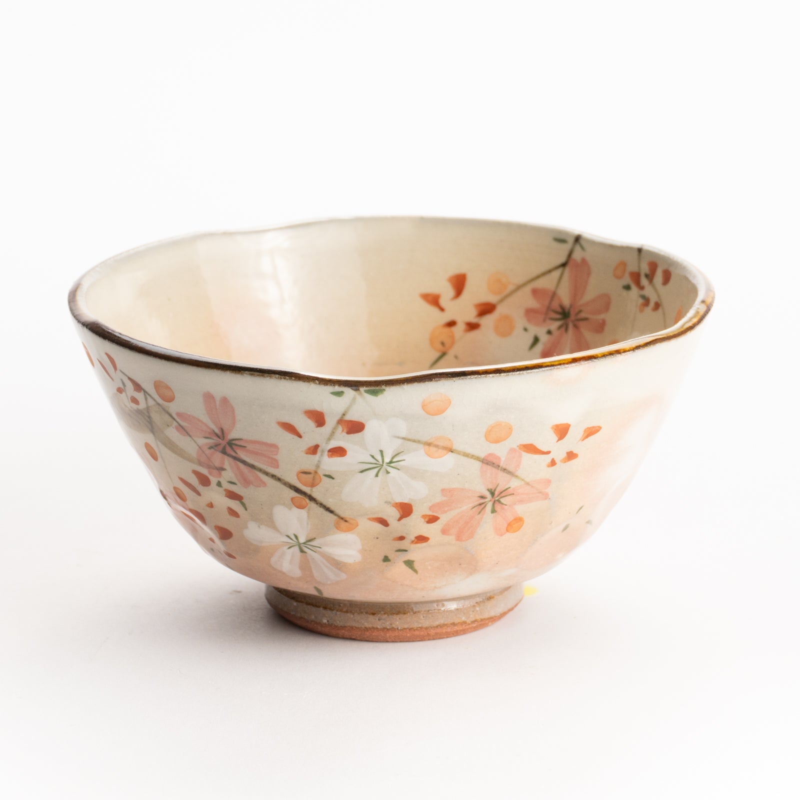 京焼　京都清水焼　日展作家　寺池静人 　彩金椿文　茶碗 京都 清水焼】ご飯茶碗 桜絵 俊山窯｜コトポッター