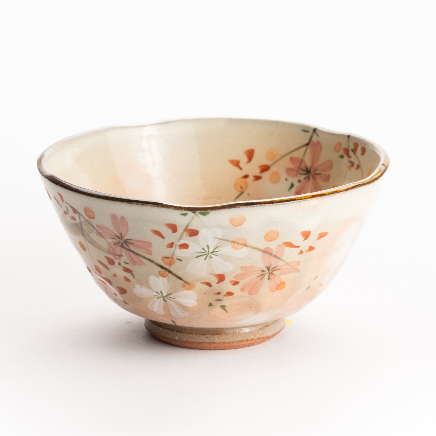 【清水焼】茶碗　桜絵　俊山窯 KOTOPOTTER