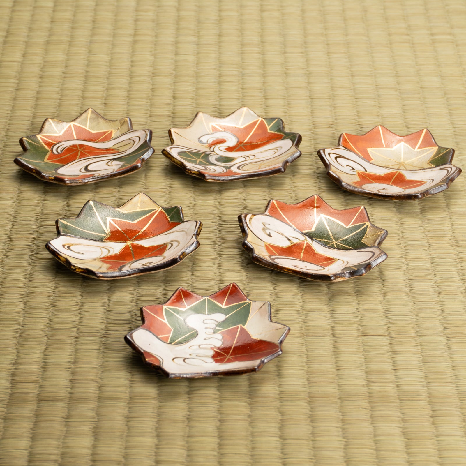京都 清水焼】豆皿 乾山写 竜田川 俊山窯｜コトポッター