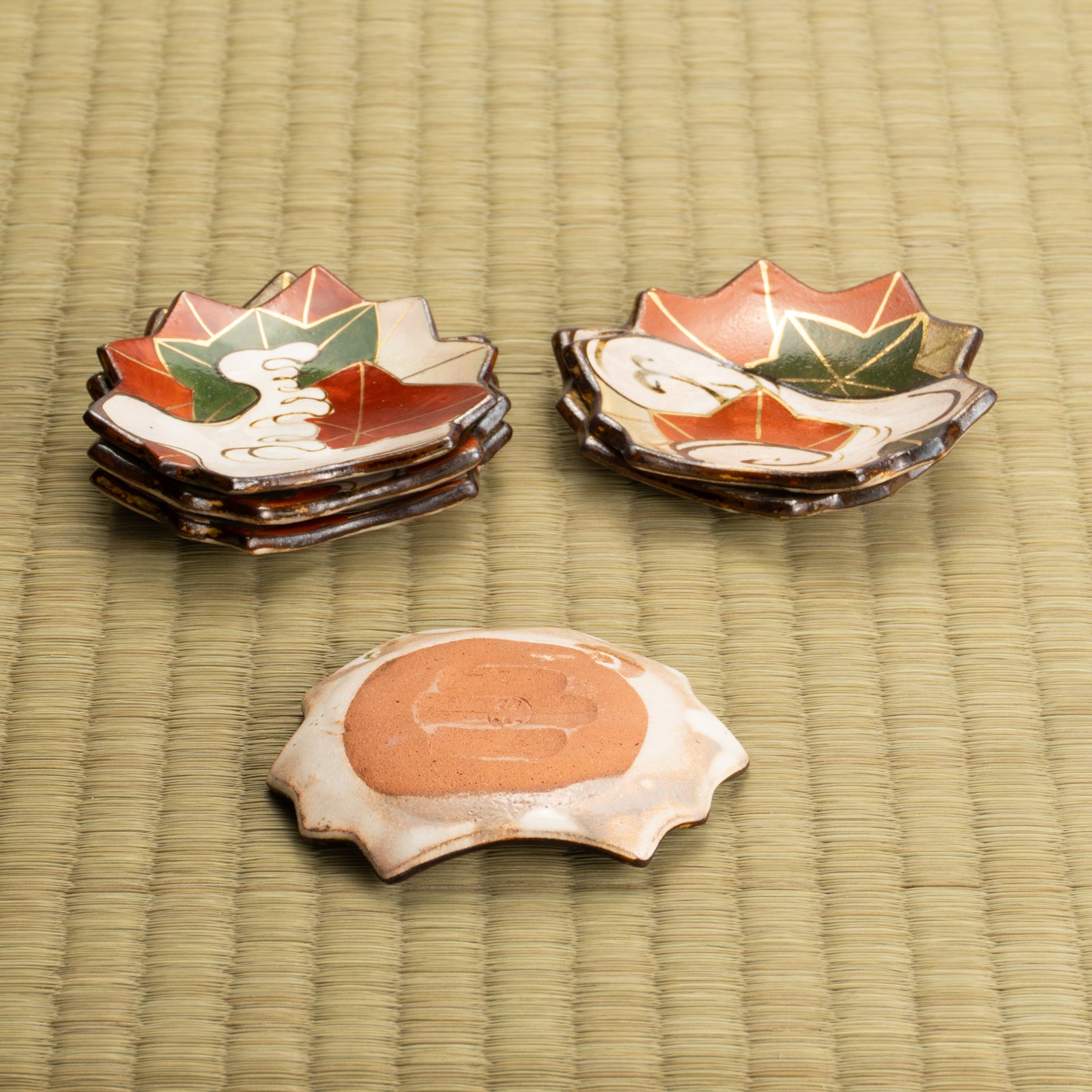 京都 清水焼】豆皿 乾山写 竜田川 俊山窯｜コトポッター