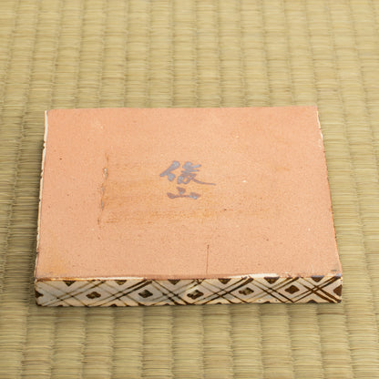 【清水焼】角皿　乾山写「常夏に鵜」　俊山窯 KOTOPOTTER