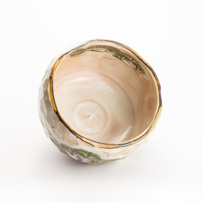 抹茶碗　雪松之図　俊山窯 KOTOPOTTER