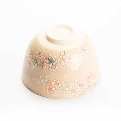 抹茶碗　桜 "金銀霞"　清水幹子 KOTOPOTTER