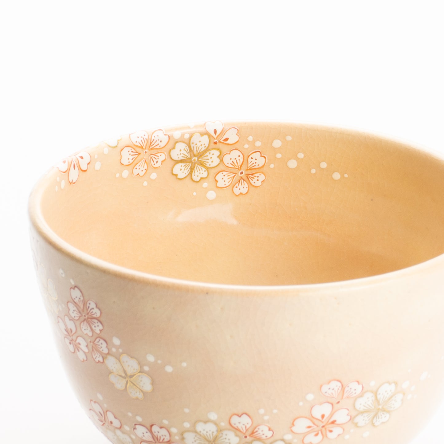 抹茶碗　桜 "金銀霞"　清水幹子 KOTOPOTTER