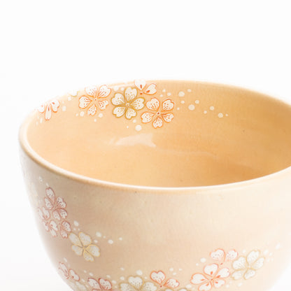 抹茶碗　桜 "金銀霞"　清水幹子 KOTOPOTTER