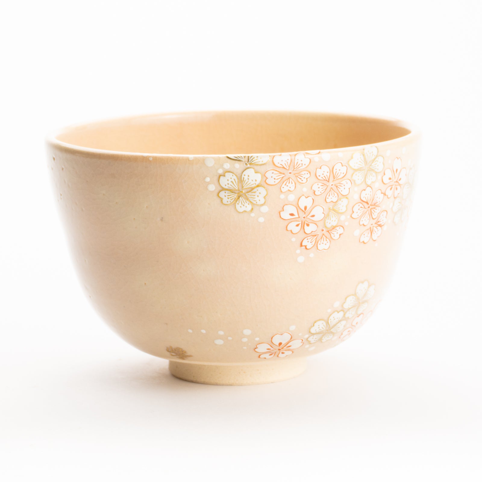 抹茶碗　桜 "金銀霞"　清水幹子 KOTOPOTTER