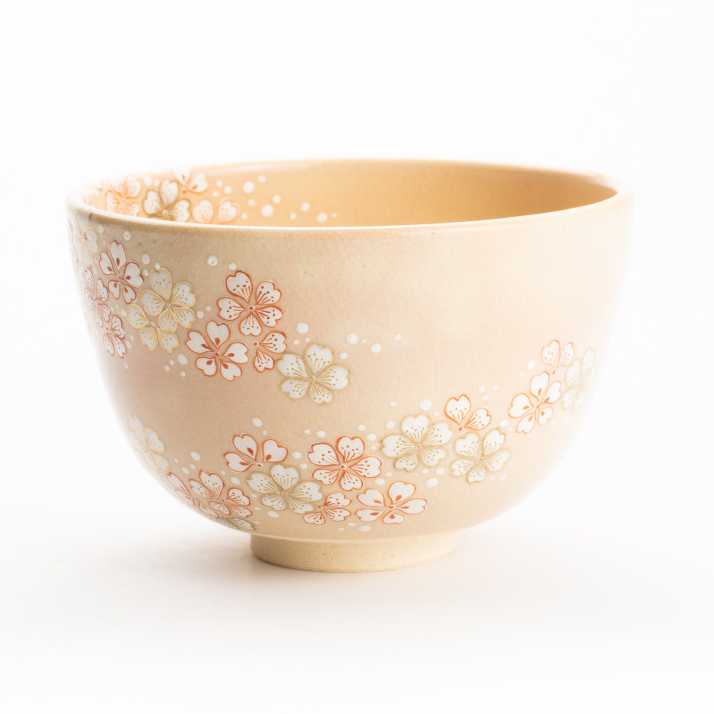 抹茶碗　桜 "金銀霞"　清水幹子 KOTOPOTTER