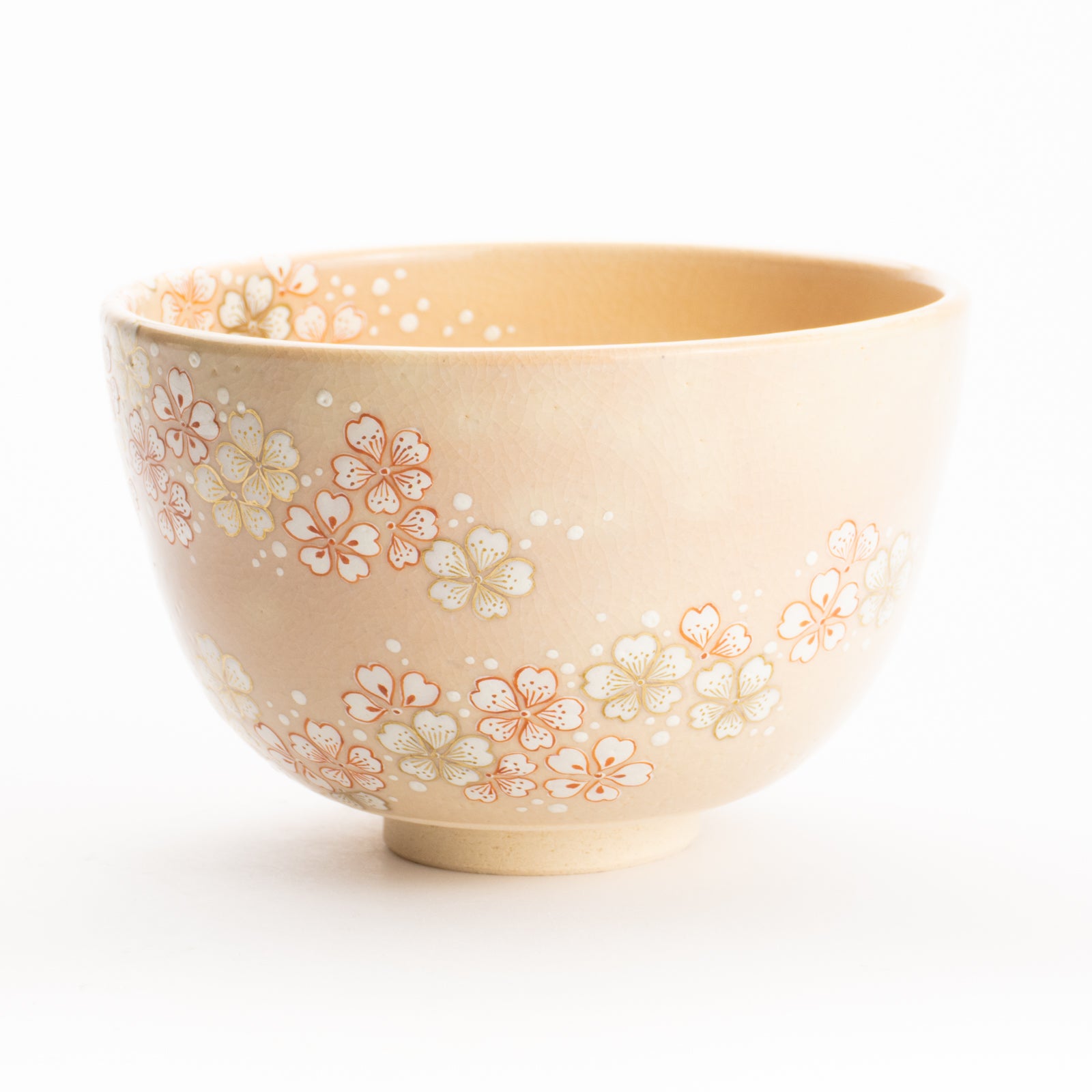 抹茶碗　桜 "金銀霞"　清水幹子 KOTOPOTTER