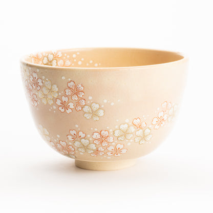 抹茶碗　桜 "金銀霞"　清水幹子 KOTOPOTTER