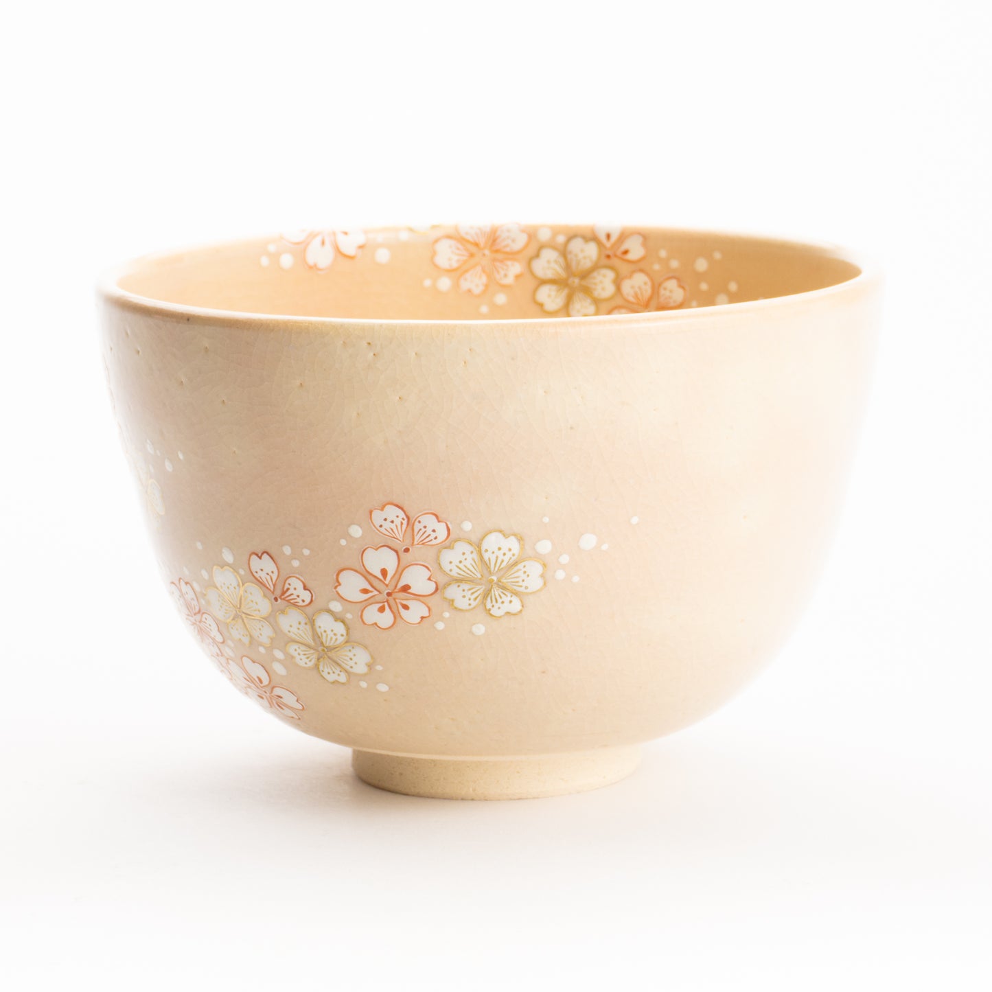 抹茶碗　桜 "金銀霞"　清水幹子 KOTOPOTTER