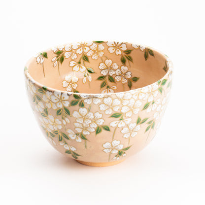 抹茶碗　枝垂れ桜　清水幹子 KOTOPOTTER