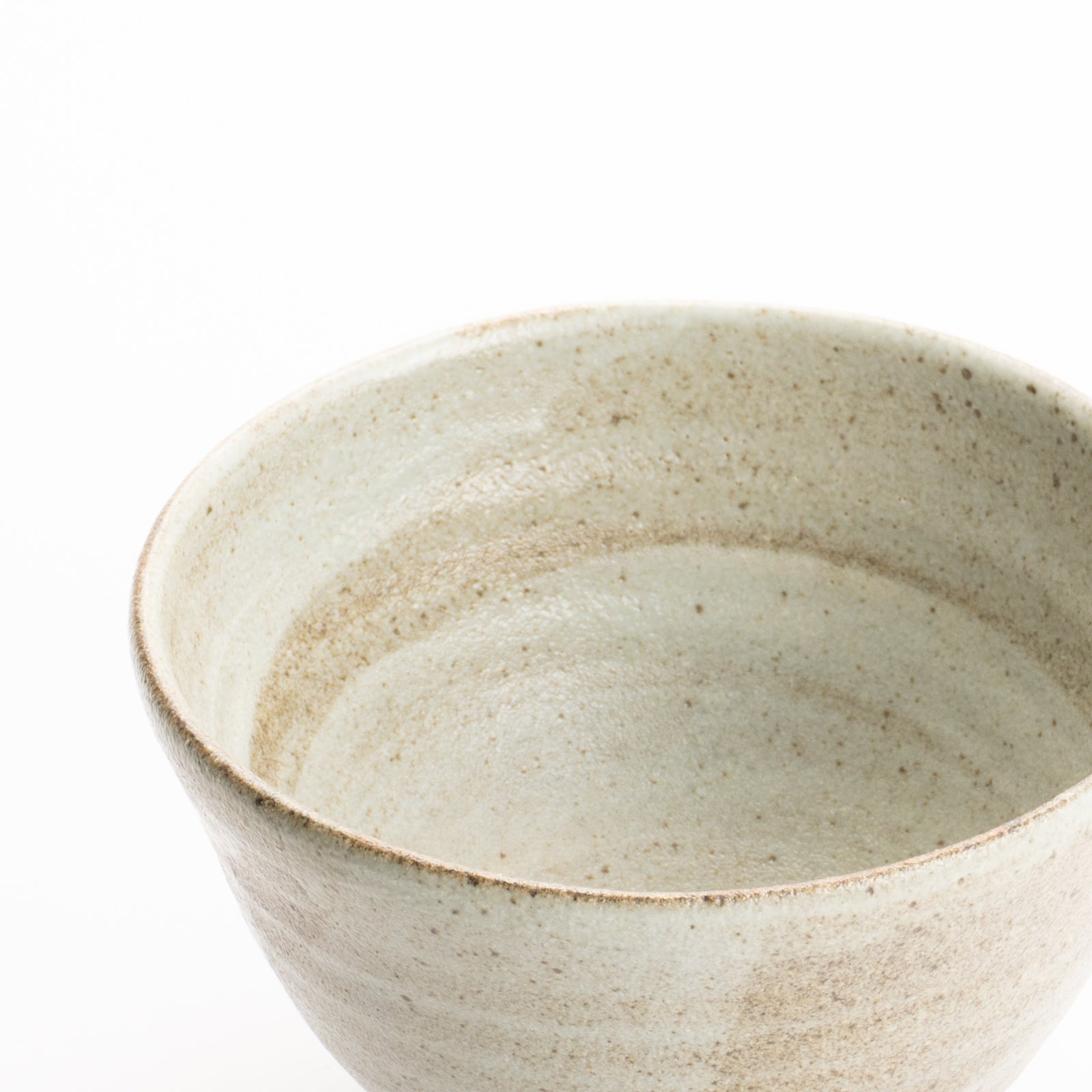 京都清水烧抹茶碗白刷毛目｜多屋嘉郎｜KOTOPOTTER