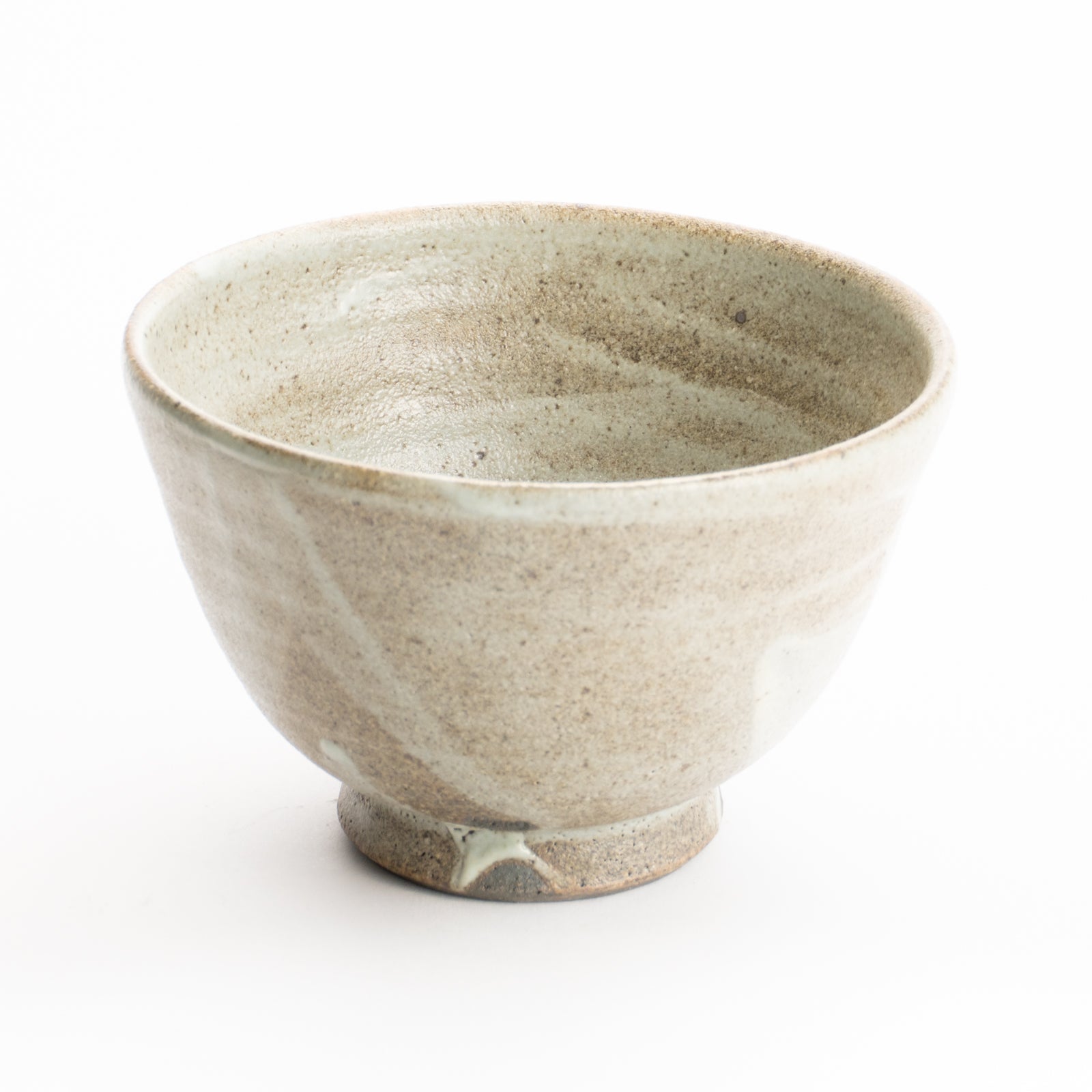 京都清水烧抹茶碗白刷毛目｜多屋嘉郎｜KOTOPOTTER