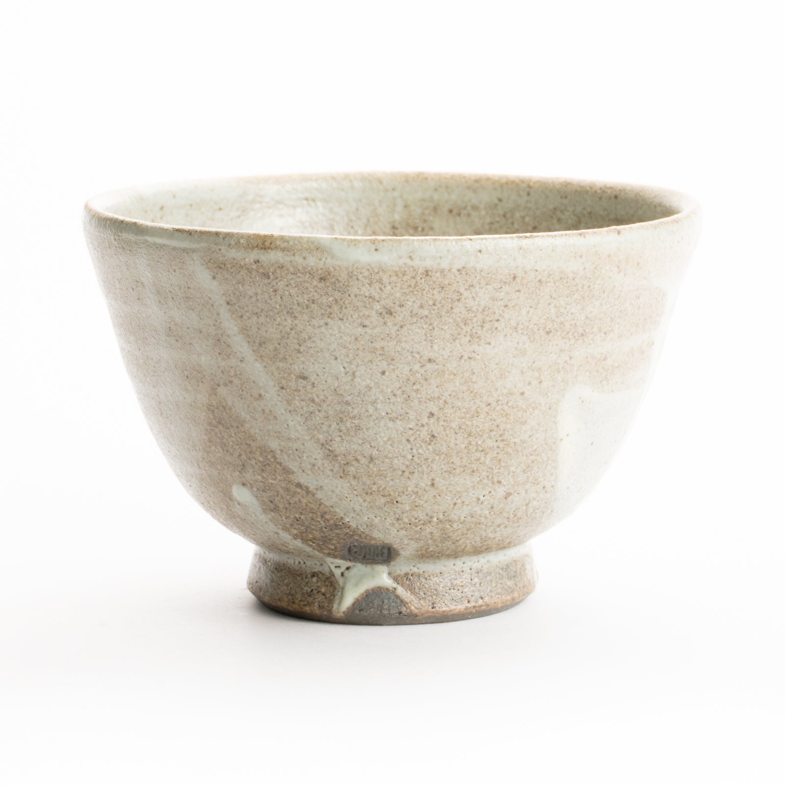 京都清水烧抹茶碗白刷毛目｜多屋嘉郎｜KOTOPOTTER