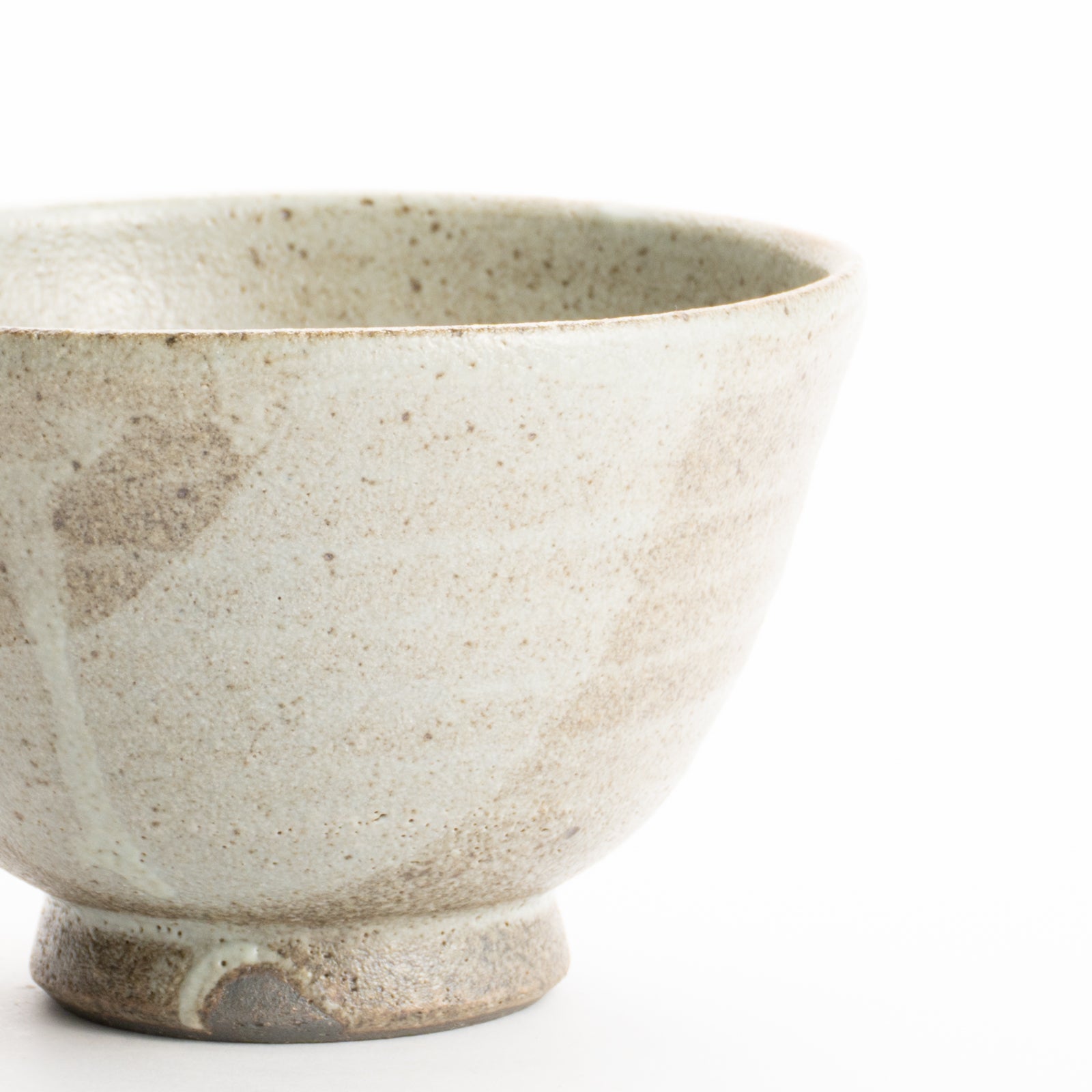 抹茶碗　白刷毛目　多屋嘉郎 KOTOPOTTER