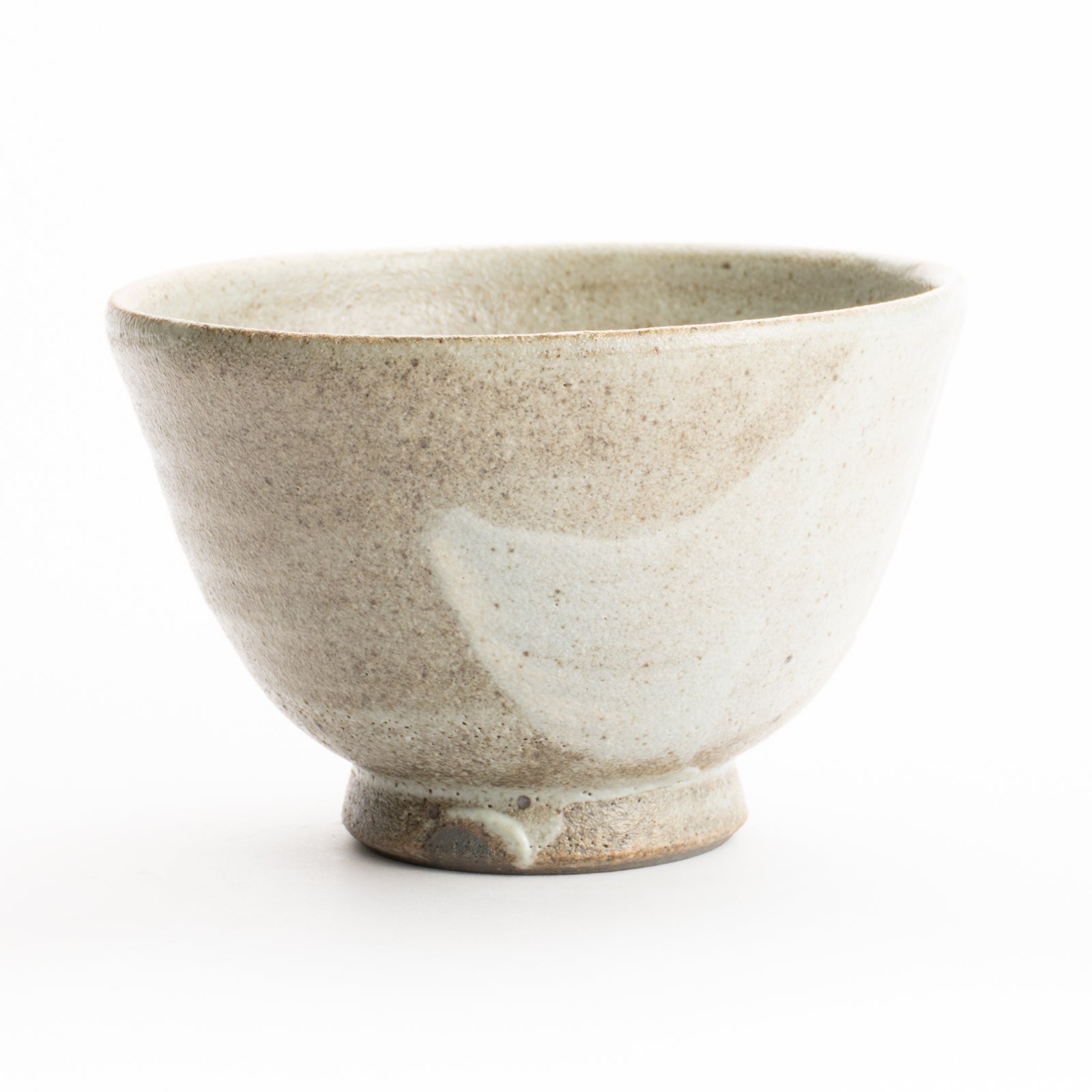 京都清水烧抹茶碗白刷毛目｜多屋嘉郎｜KOTOPOTTER