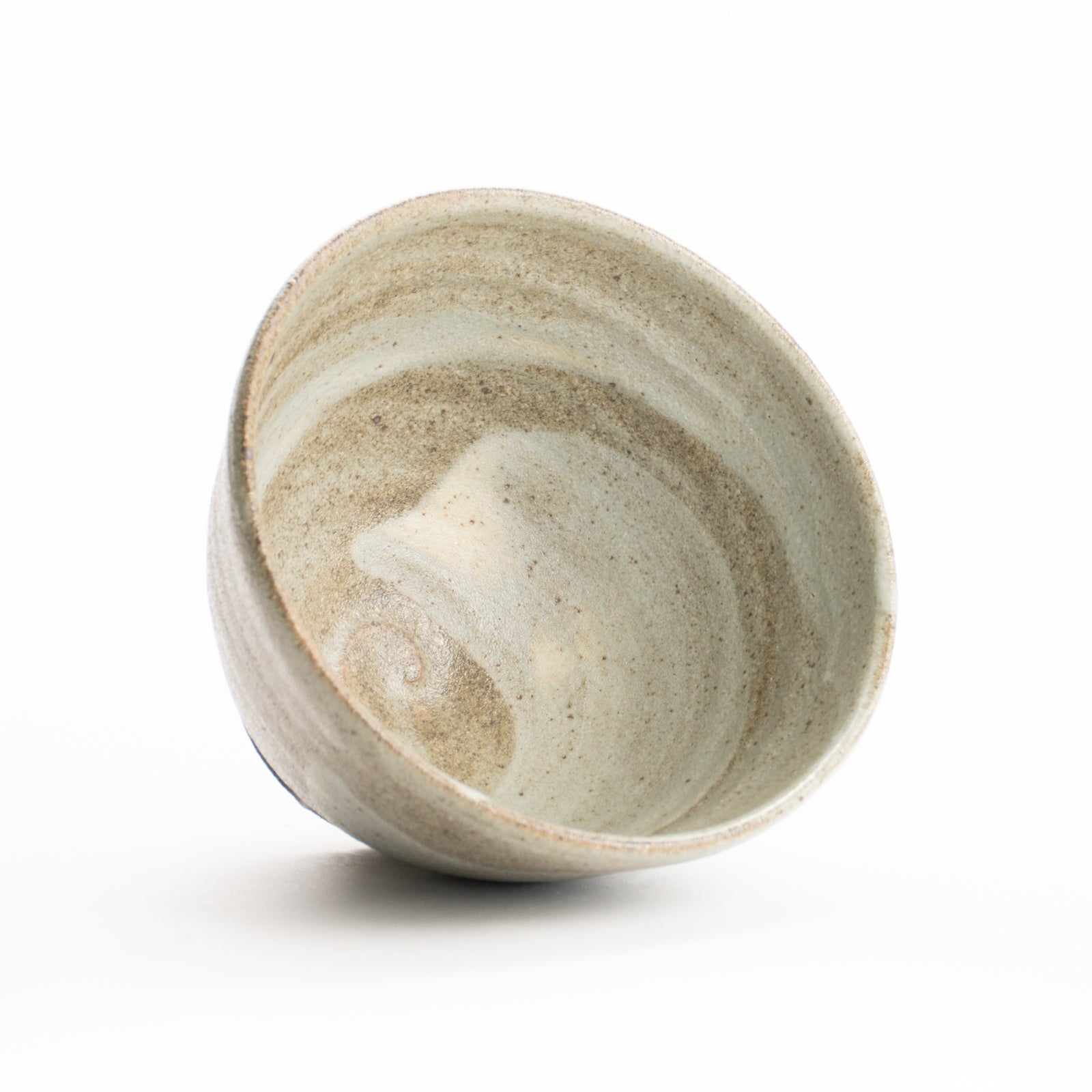 京都清水烧抹茶碗白刷毛目｜多屋嘉郎｜KOTOPOTTER