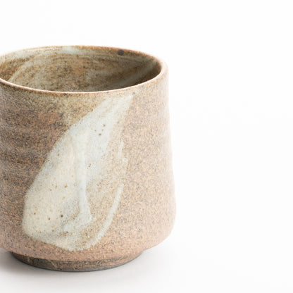 湯呑　白刷毛目　多屋嘉郎 KOTOPOTTER