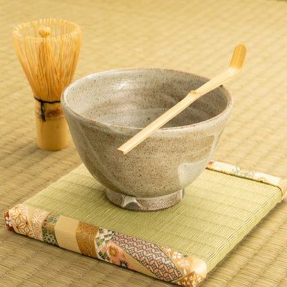 抹茶碗　白刷毛目　多屋嘉郎 KOTOPOTTER