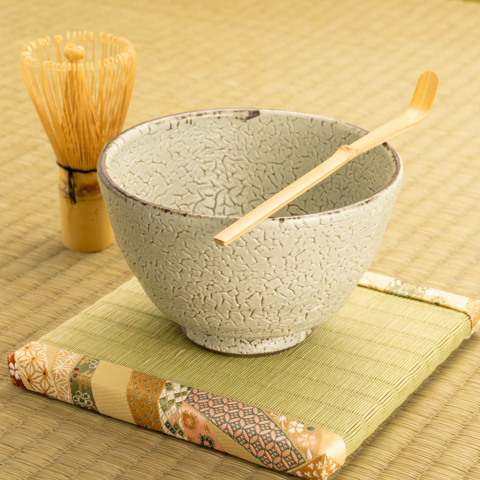 京都清水烧抹茶碗梅花皮｜多屋嘉郎｜KOTOPOTTER
