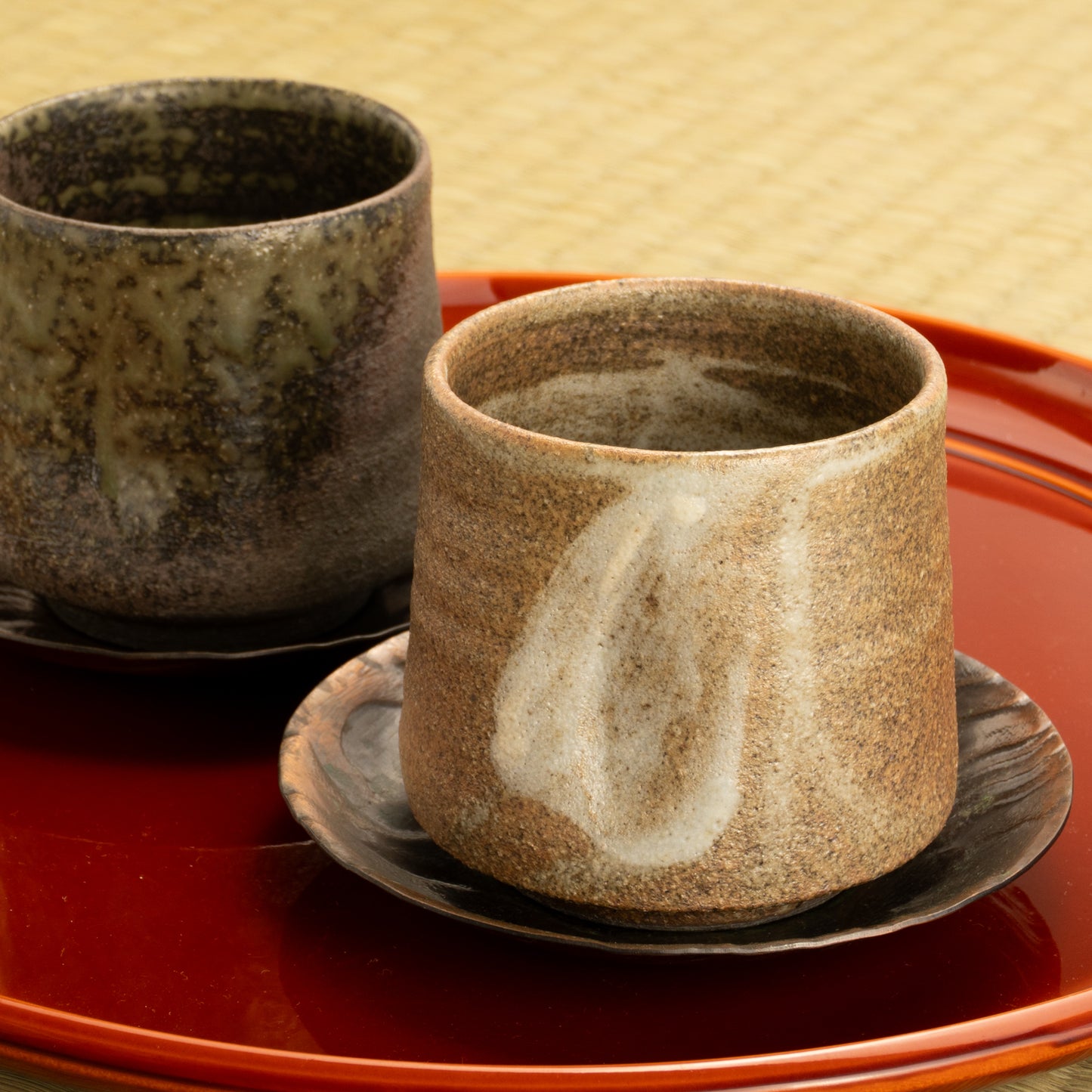 湯呑　白刷毛目　多屋嘉郎 KOTOPOTTER