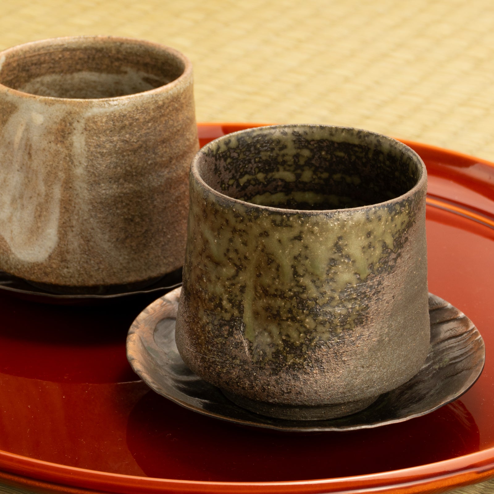 Teacup-Nanban glaze by Yoshiro Taya | Kyoto traditional pottery