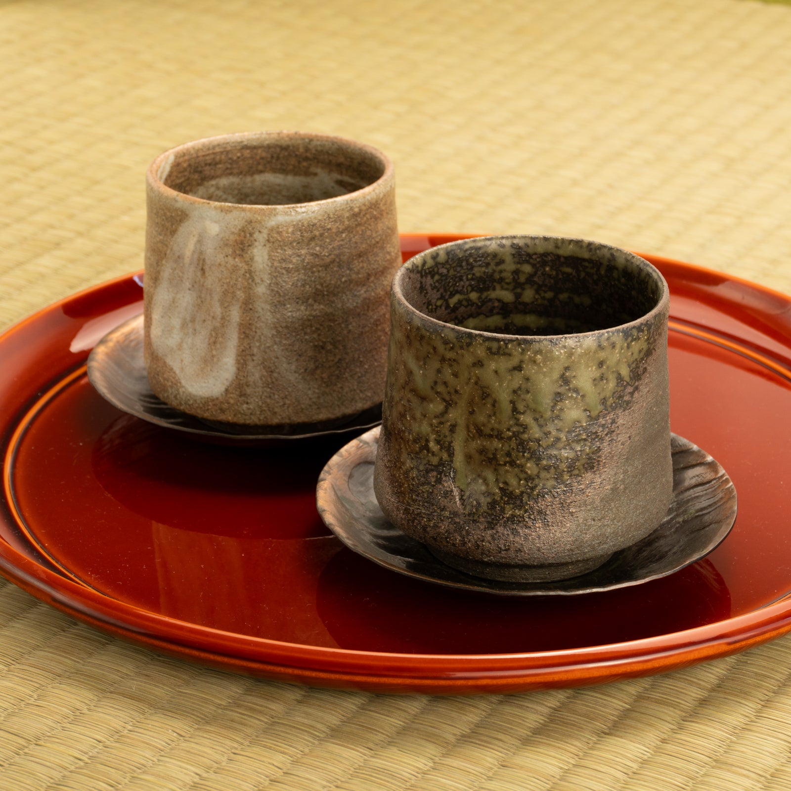湯呑　南蛮釉　多屋嘉郎 KOTOPOTTER