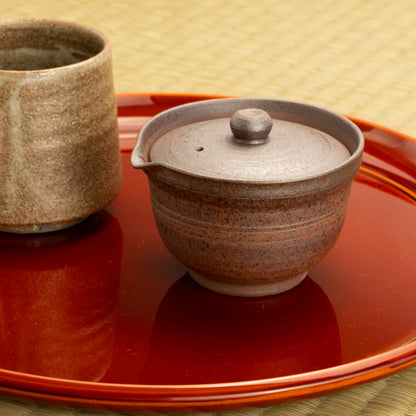 玉露宝瓶　焼締　忠敏窯 KOTOPOTTER