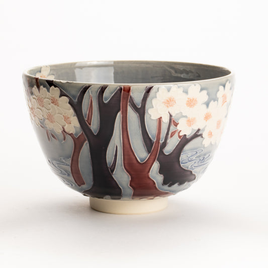 Matcha bowl -Sakura tree Ichinyo KOTOPOTTER
